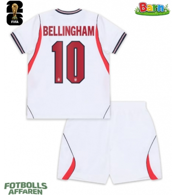 England Jude Bellingham #10 Hemmaställ Barn VM 2026 Kortärmad (+ Korta byxor)